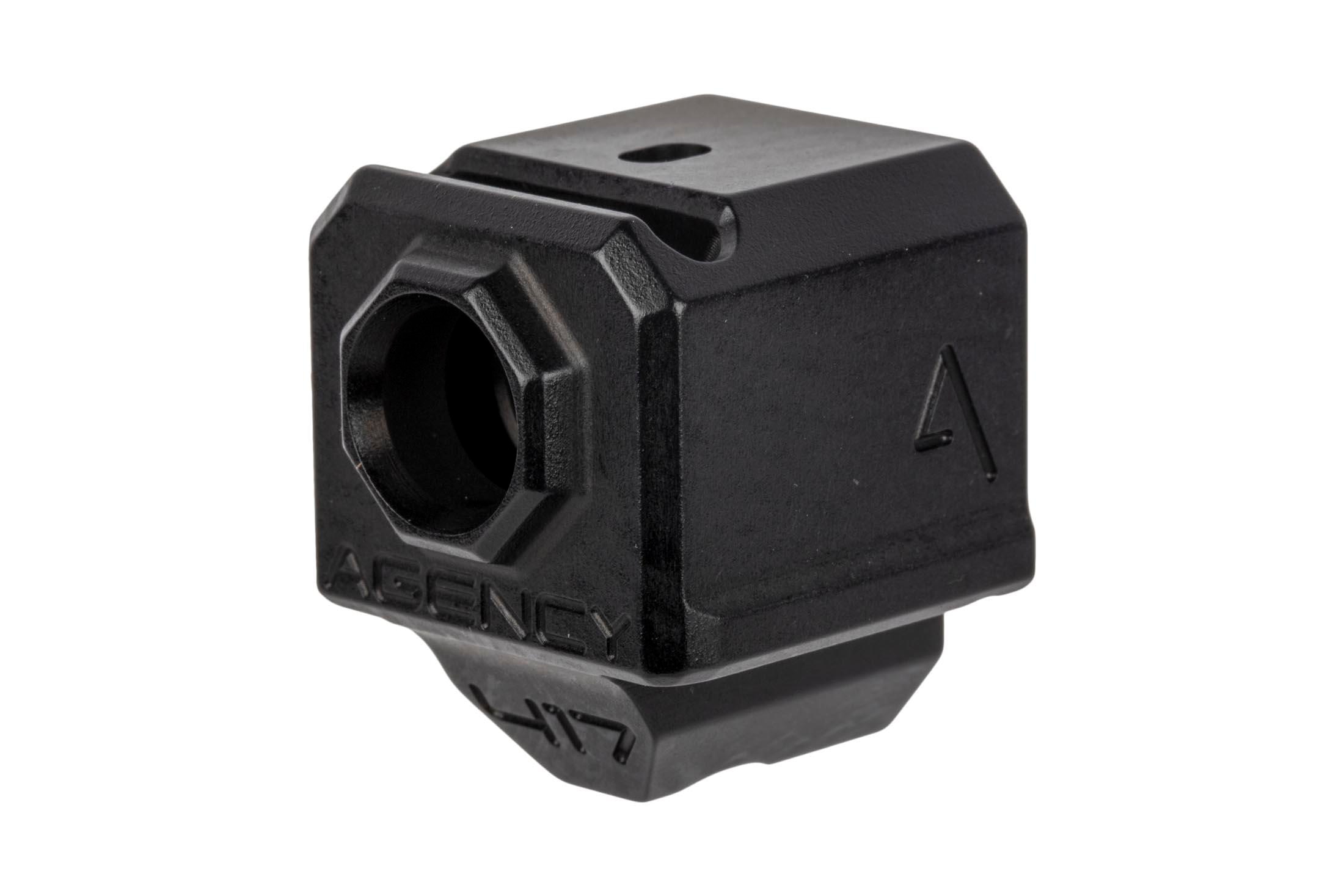Agency Arms 417 Single Port Compensator for Glock 17/19/34 Gen3 - Black